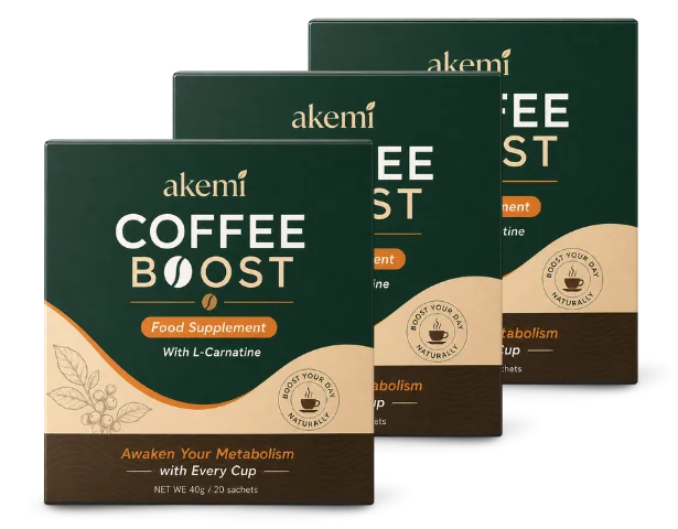 Akemi Coffee Boost three boxes